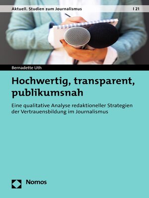 cover image of Hochwertig, transparent, publikumsnah